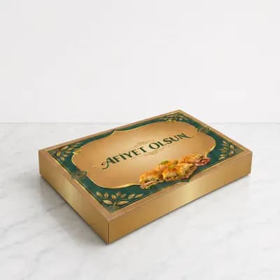 1000 gr Tepsi Baklava Kutusu - kapalı