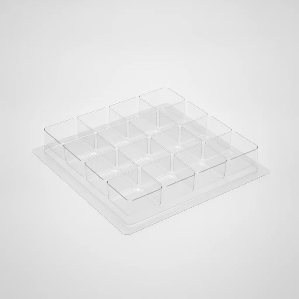 16-compartment chocolate box insert