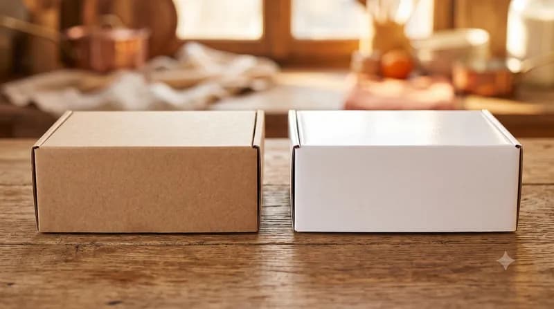 Kraft or White Coated Board?